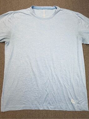 Rhoback Light Blue Performance Crew Tee Mens XL T Shirt
